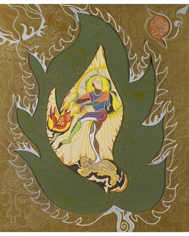 Print of Folk Classical mythology Paintings by Nitin Banwar