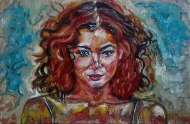 Original Expressionism Love Paintings by Maher Hassan Aboelenen