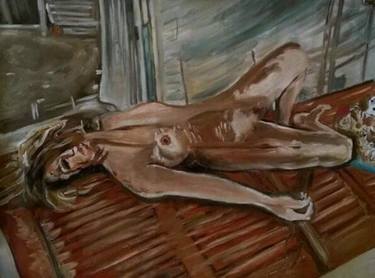 Original Expressionism Nude Paintings by Maher Hassan Aboelenen