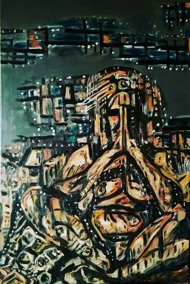 Original Expressionism Religious Paintings by Maher Hassan Aboelenen