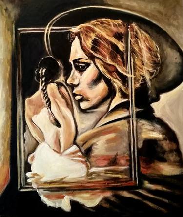 Original Expressionism Women Paintings by Maher Hassan Aboelenen