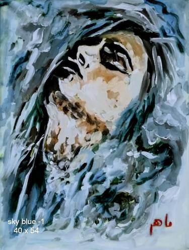 Original Expressionism Women Paintings by Maher Hassan Aboelenen