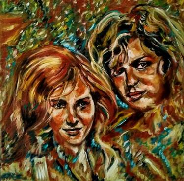 Original Expressionism Family Paintings by Maher Hassan Aboelenen