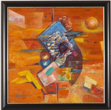 Original Abstract Expressionism Abstract Paintings by Dimitar Mitov - Komshin