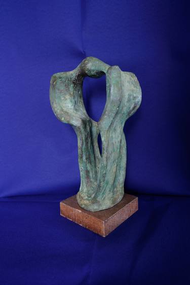Original Abstract Expressionism Men Sculpture by Tonino Santeusanio