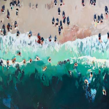Original Modern Aerial Painting by Nina Brooke