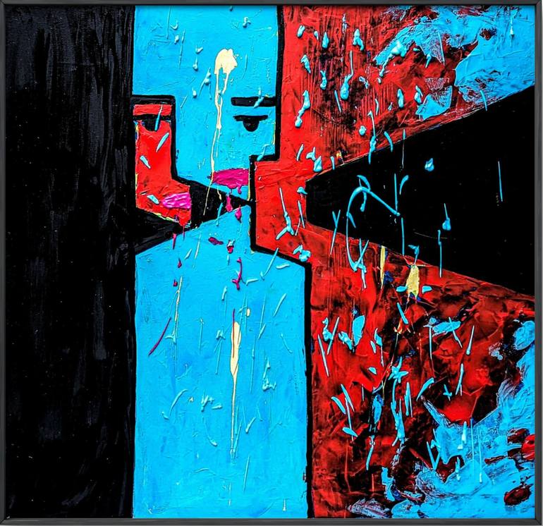 Original Abstract Expressionism Abstract Paintings by Petro Hondurak