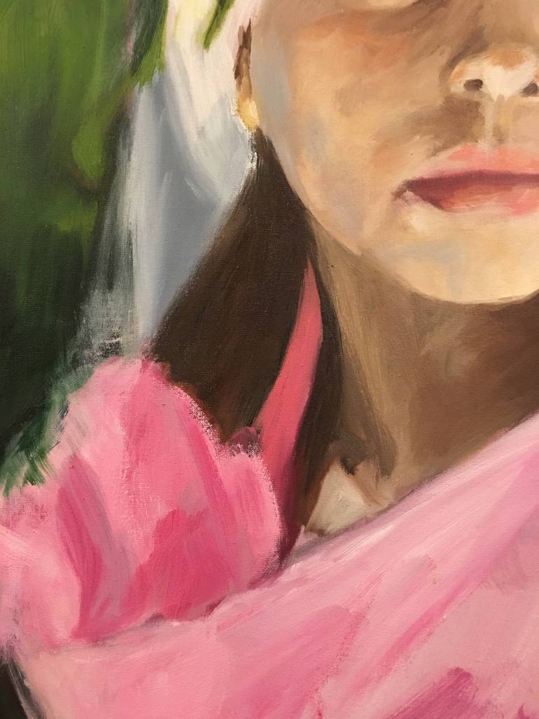 Original Figurative Children Painting by Carina Mitrani