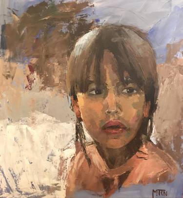 Original Expressionism Children Paintings by Carina Mitrani