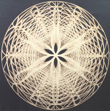 Original Abstract Geometric Paintings by Ahn Lee
