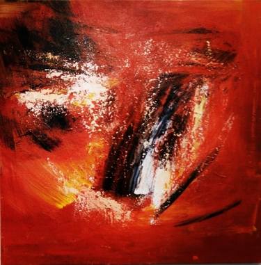 Original Abstract Expressionism Abstract Paintings by Kasem Khaolaor