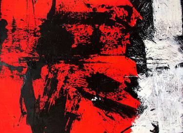 Original Abstract Expressionism Abstract Paintings by Kasem Khaolaor