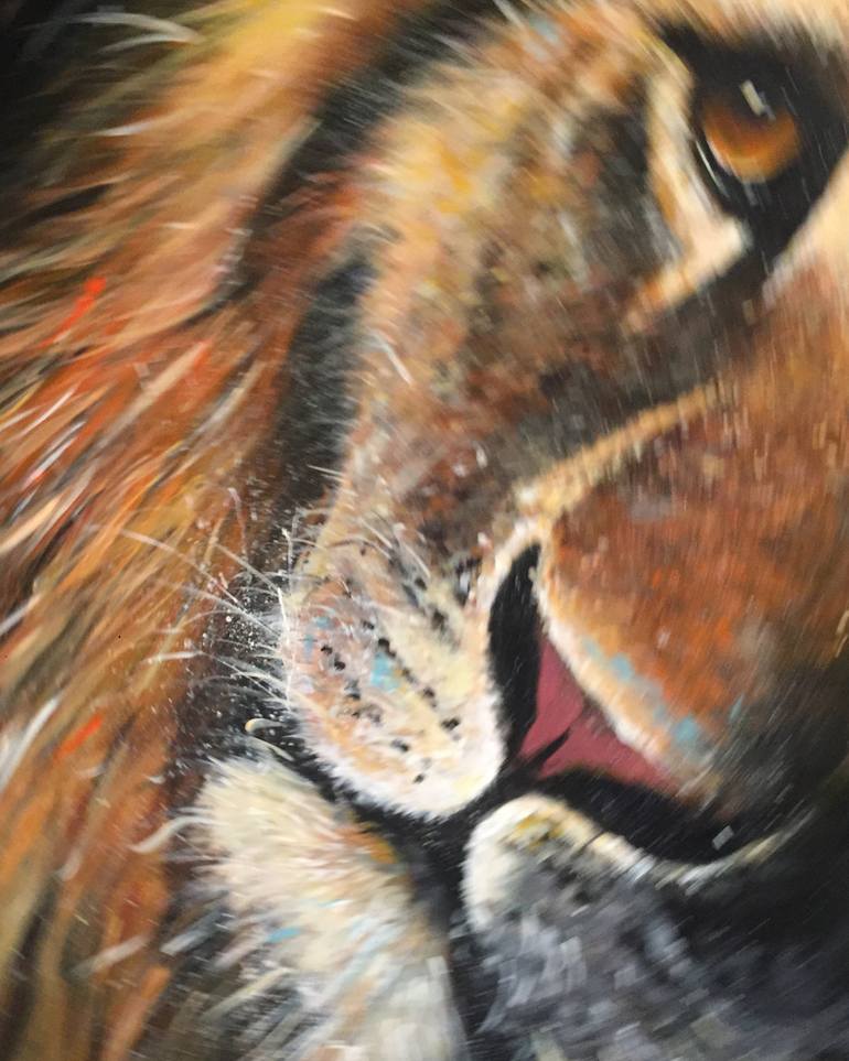 Original Expressionism Animal Painting by Ewen Macaulay