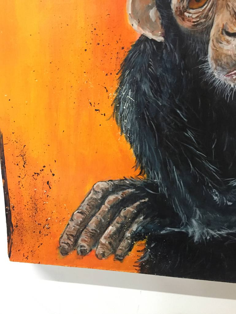 Original Expressionism Animal Painting by Ewen Macaulay