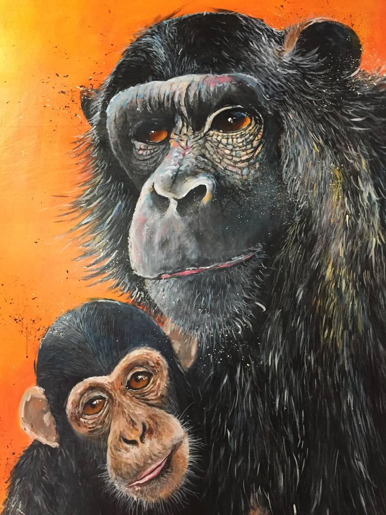 Original Expressionism Animal Painting by Ewen Macaulay