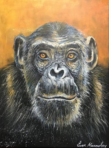Original Impressionism Animal Painting by Ewen Macaulay