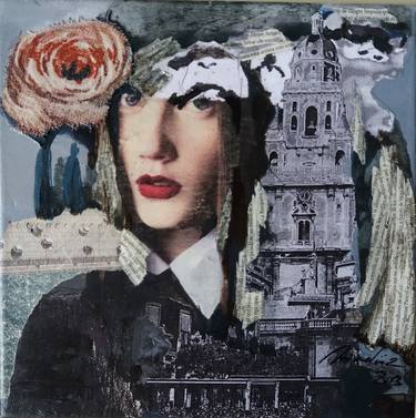 Print of Figurative Portrait Collage by Ina Mindiuz