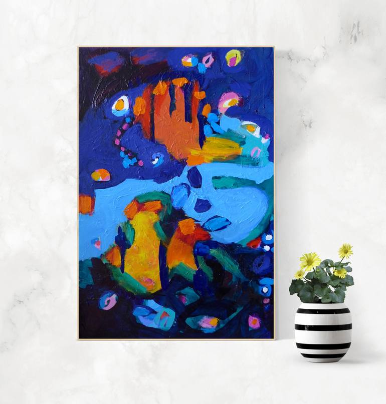 Original Abstract Painting by Valerie Erichsen Thomson