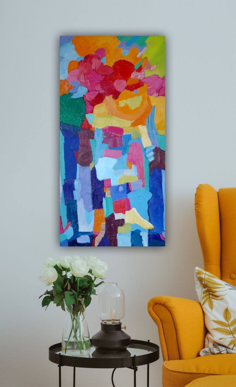 Original Abstract Painting by Valerie Erichsen Thomson