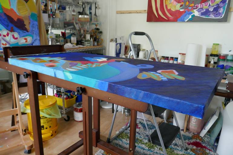 Original Abstract Painting by Valerie Erichsen Thomson
