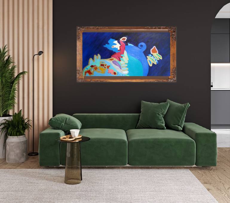 Original Abstract Painting by Valerie Erichsen Thomson