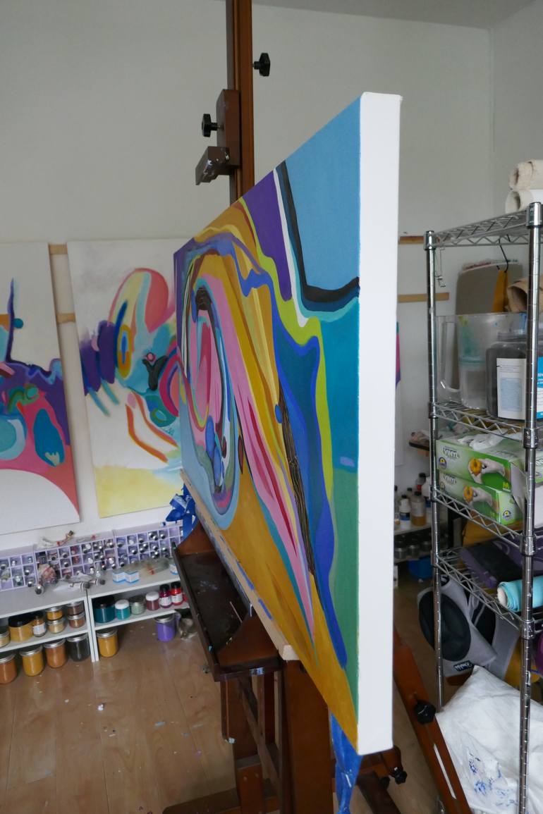 Original Abstract Painting by Valerie Erichsen Thomson