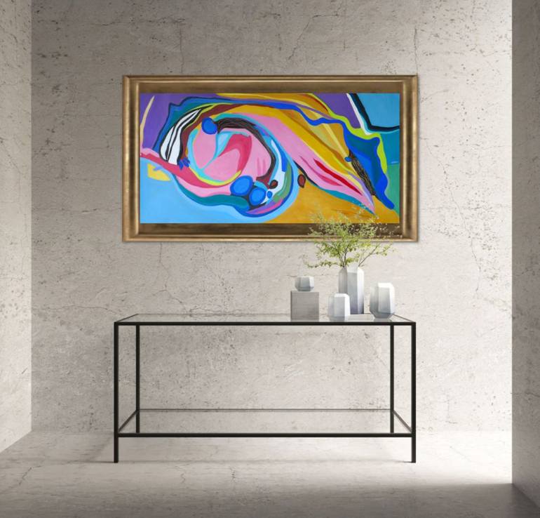 Original Abstract Painting by Valerie Erichsen Thomson