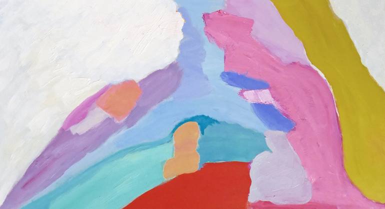 Original Abstract People Painting by Valerie Erichsen Thomson