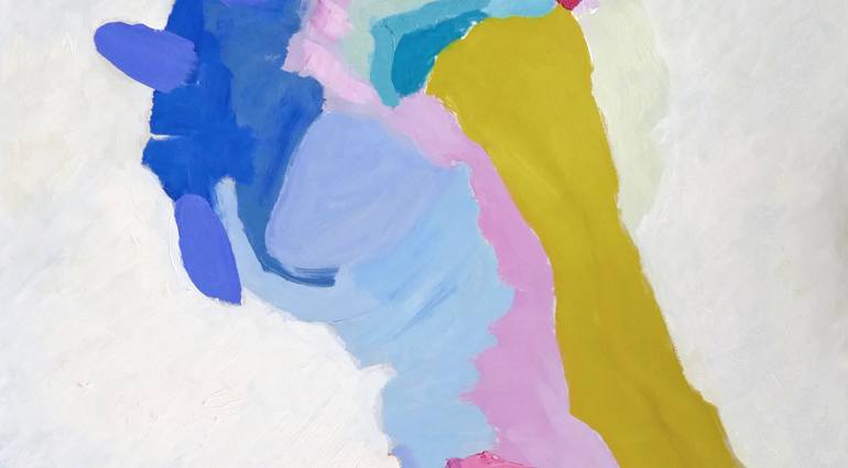 Original Abstract People Painting by Valerie Erichsen Thomson