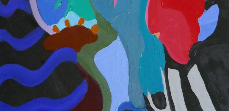 Original Abstract Painting by Valerie Erichsen Thomson
