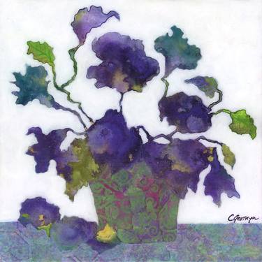 Original Floral Paintings by Christine Jermyn