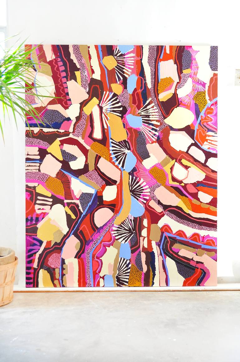 Original Abstract Painting by Marianne Angeli Rodriguez