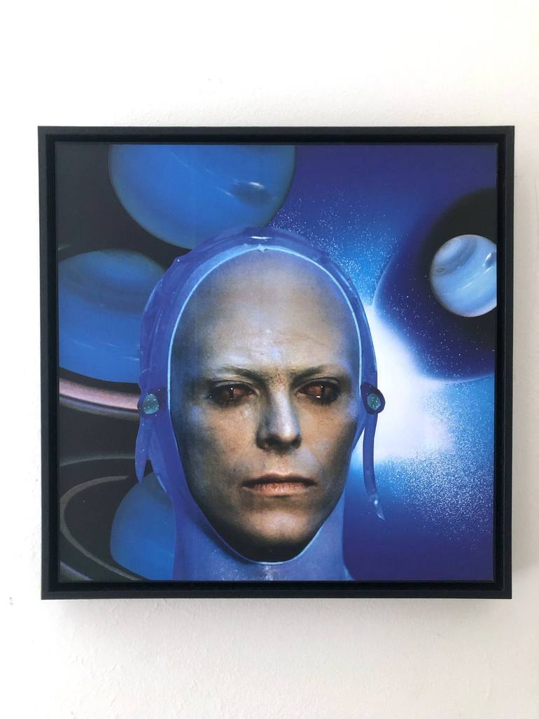 Original Photorealism Outer Space Collage by Clinton Gorst