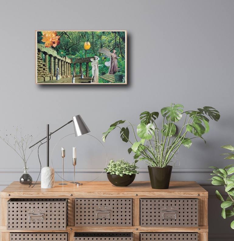 Original Garden Collage by Clinton Gorst