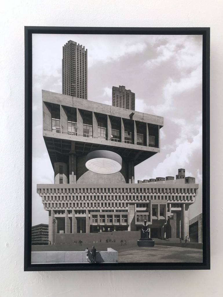 Original Architecture Collage by Clinton Gorst