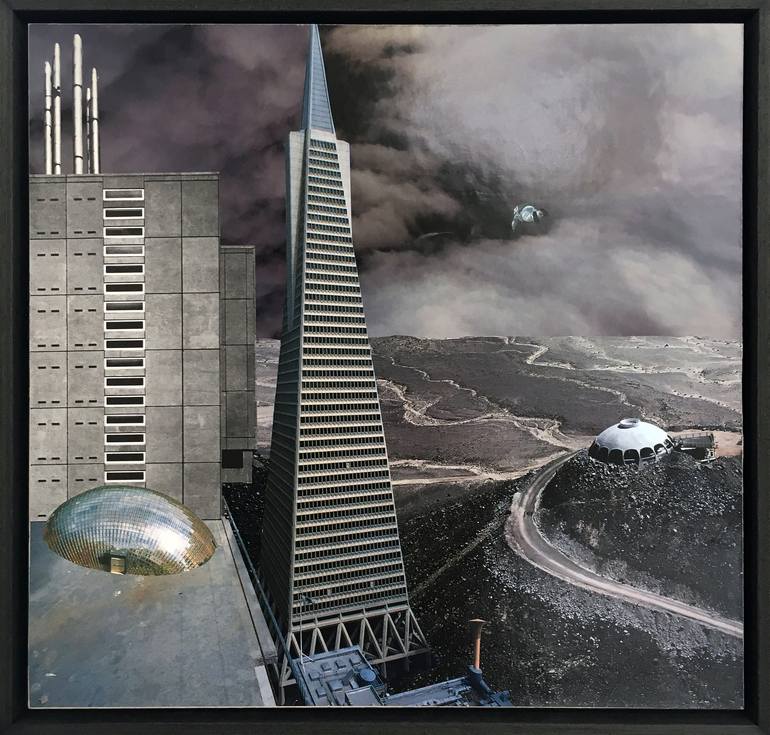 Original Photorealism Architecture Collage by Clinton Gorst
