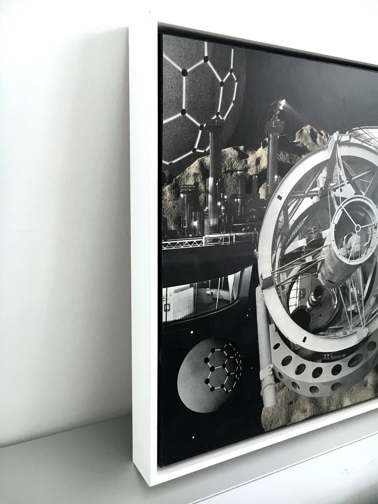 Original Photorealism Outer Space Collage by Clinton Gorst