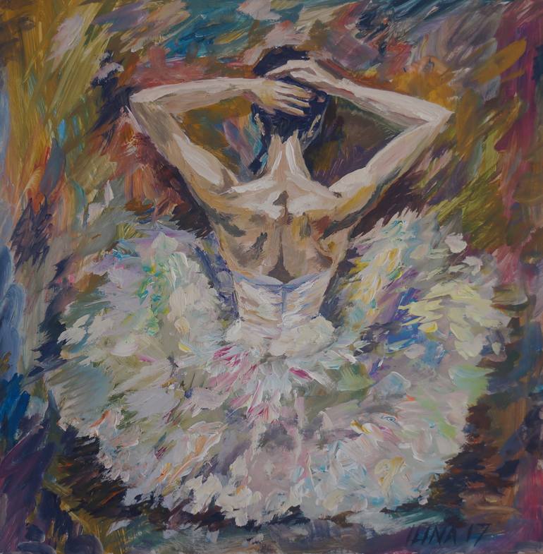 ballerina 6 Painting by Tatiana Ilina | Saatchi Art