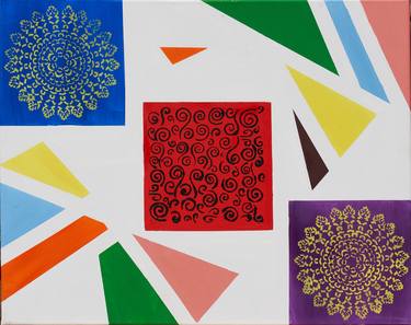 Print of Geometric Paintings by Nadia Sob