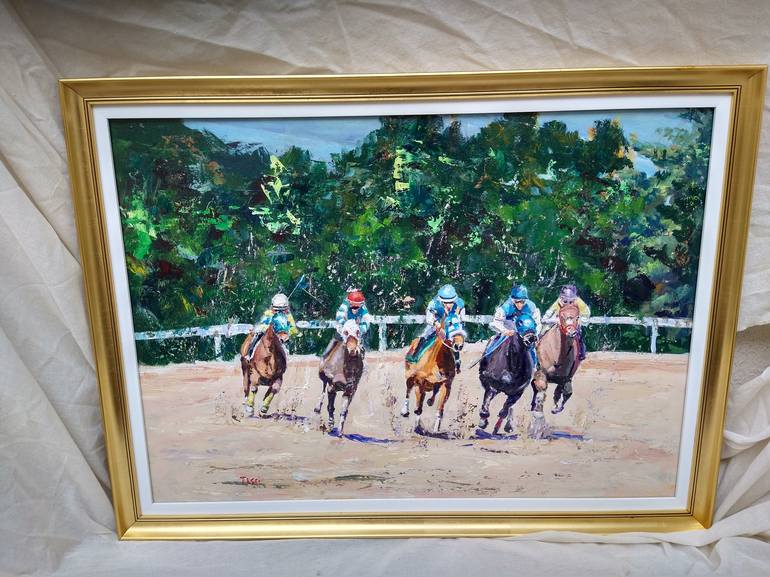 Original Figurative Horse Painting by Federico Tesei