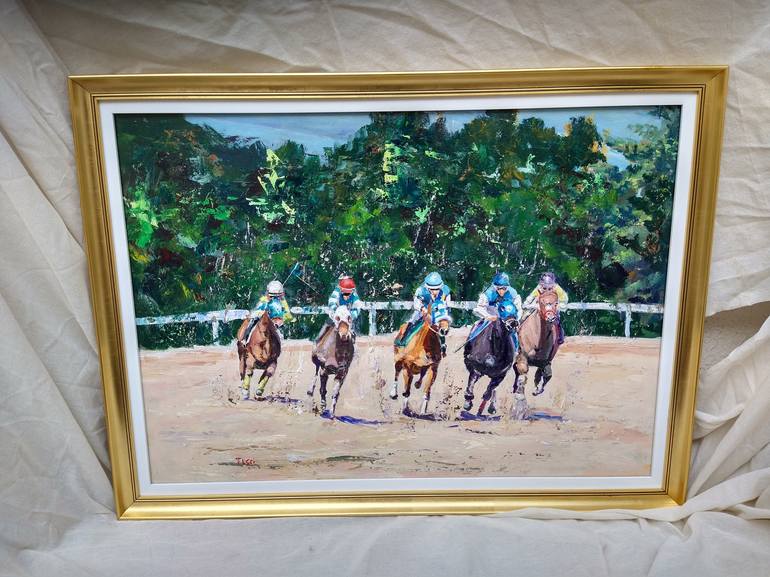 Original Figurative Horse Painting by Federico Tesei