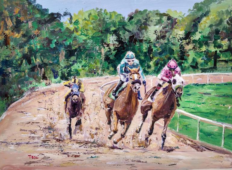 Print of Realism Horse Paintings by Federico Tesei