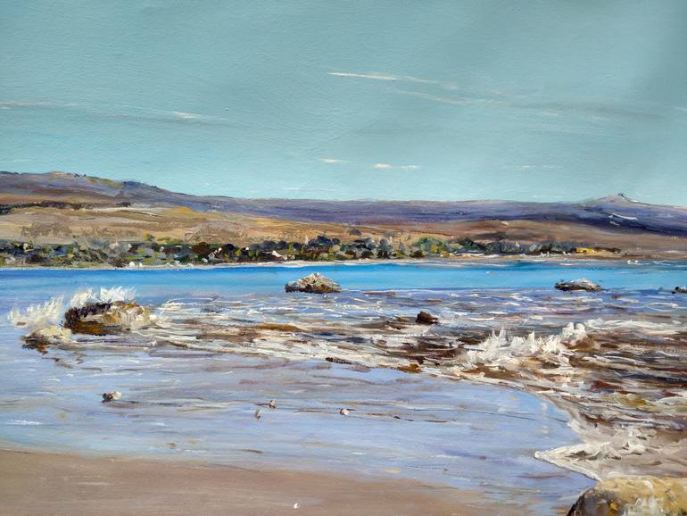 Original Figurative Beach Painting by Federico Tesei