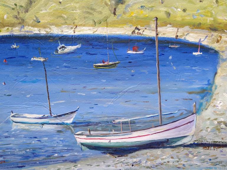 Original Realism Beach Painting by Federico Tesei