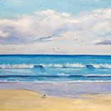 The sea and the seagulls by Federico Tesei