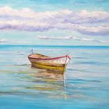 Yellow boats by Federico Tesei