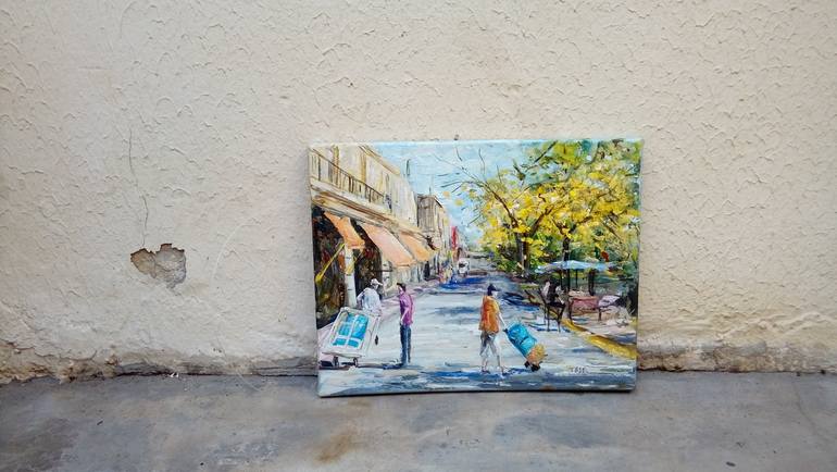 Original Impressionism Cities Painting by Federico Tesei