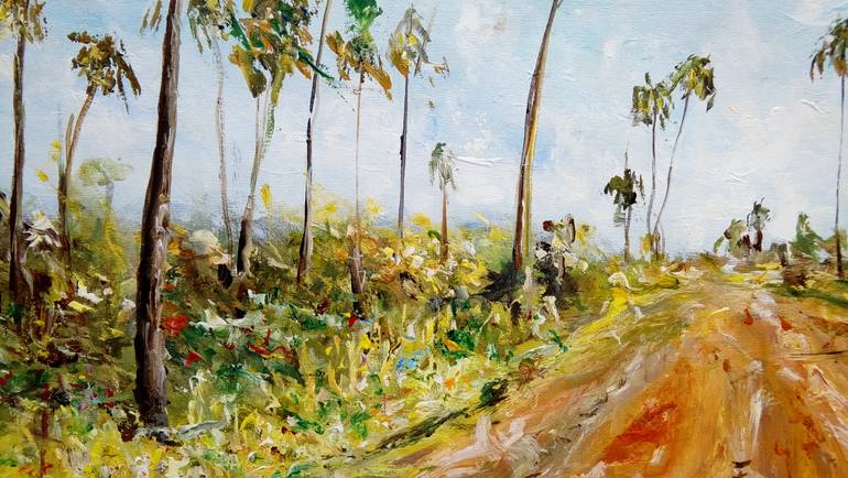 Original Figurative Landscape Painting by Federico Tesei