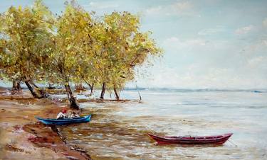 Original Impressionism Seascape Paintings by Federico Tesei