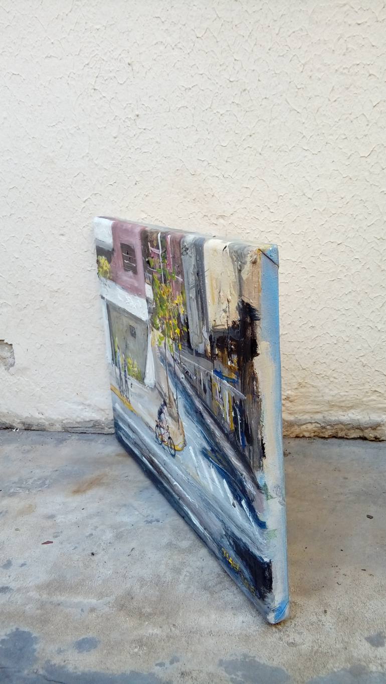 Original Expressionism Cities Painting by Federico Tesei